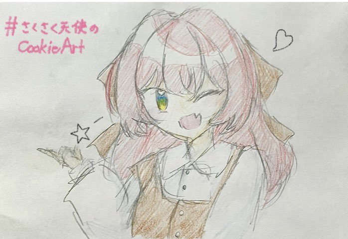 Luall1028's tweet photo. #さくさく天使のCookieArt
描かせていただきました〜❗️めっちゃかわいくて描くの楽しかった‼️✨ https://t.co/kPBEI6KL4g