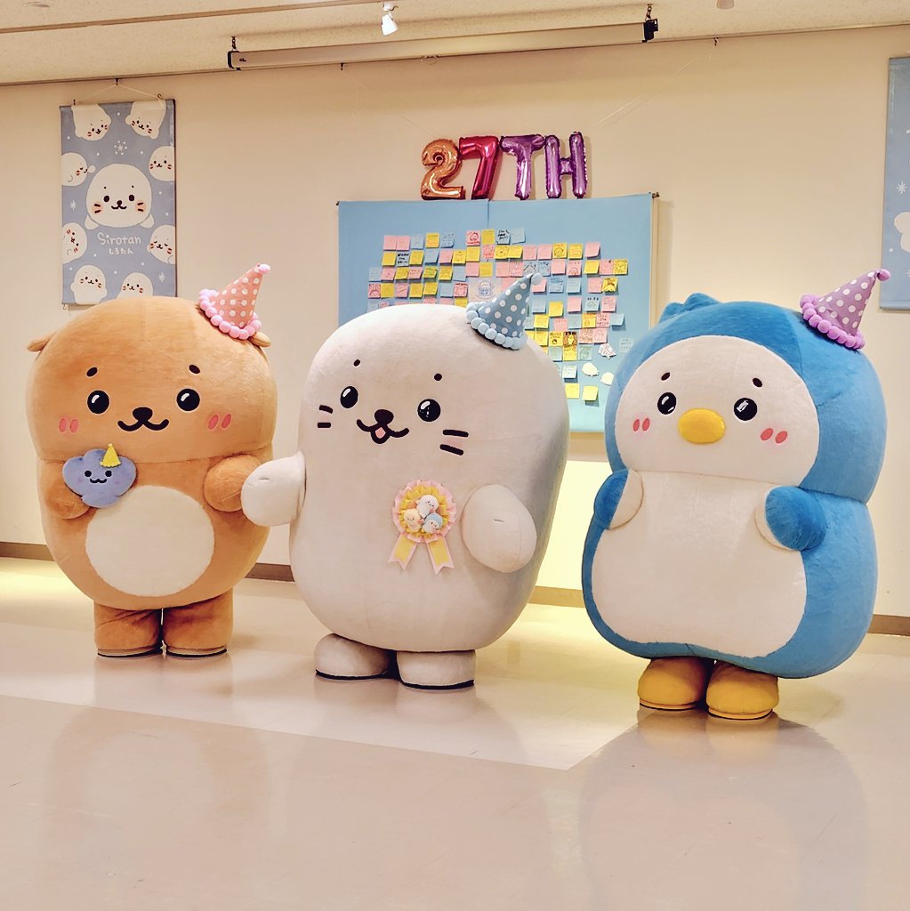 fwk88's tweet photo. 土曜の横浜ワーポしろグリと、日曜のテレビ朝日しろグリ🦭✨️
しろたん達に会えて嬉しかったです！お話してくださったしろたにすとの皆様もありがとうございました☺️ https://t.co/WHydd9jpPG