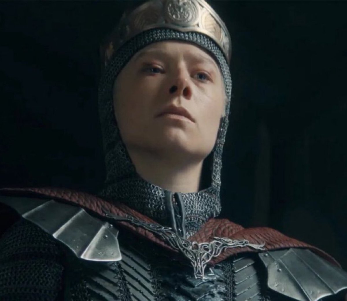 Masclarowater's tweet photo. Esto no es Fuego y Sangre, es el Fanfic de Ryan Condal, en el que todo es posible...

Rhaenyra la Conquistadora, poseída por el espíritu de Visenya, nueva portadora de Hermana Oscura, también reclamará a la dragona Vhagar. https://t.co/3XUvOiVv5l