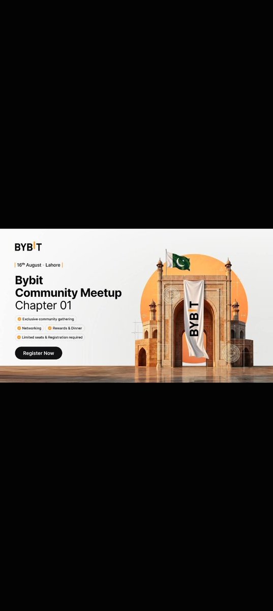 aali4265777's tweet photo. VIP Invite Received from @Bybit_Official 🇵🇰

Alhamdulillah, I’ve received my VIP invitation to the Bybit Community Meetup – Chapter 01 in Lahore! 🔥

📍 Lahore
📅 16 August
🤝 Networking • Rewards • Dinner

I’m genuinely excited to attend and connect with the crypto community. ❤️

The only challenge? 😅
Traveling Karachi → Lahore → Karachi is a bit difficult to manage.

If Bybit could sponsor my travel, I’d be more than happy to represent the community at the event. 🙌🔥

Lahore, I’m ready! 👀🇵🇰 @JafferKOL @BybitSouthasia