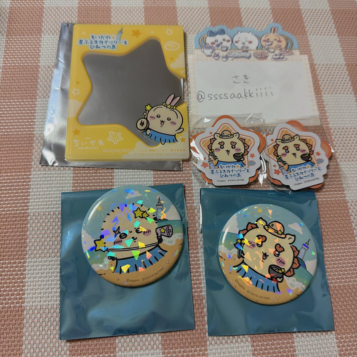 ssssaakkiiii's tweet photo. ちいかわ スカイツリー 交換

譲 
硬質カードケース うさぎ
マグネット シーサー×2
缶バッジ ラッコ、シーサー

求 
硬質カードケース ハチワレ
マグネット ちいかわ、ハチワレ、うさぎ
缶バッジ ちいかわ、ハチワレ、うさぎ

うさぎは2点以上まとめてのみ。
名古屋手渡しor郵送希望です。 https://t.co/2efkWAz7iR