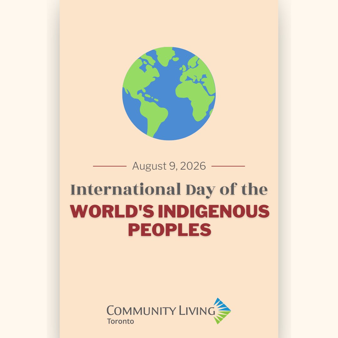 CLToronto's tweet photo. On August 9, 2026, we recognize &amp; celebrate the rich cultures, languages, &amp; traditions of Indigenous Peoples around the world. This day is an opportunity to honour the resilience, leadership, &amp; contributions of Indigenous communities while acknowledging the ongoing barriers.. https://t.co/bV2DOnB4UZ