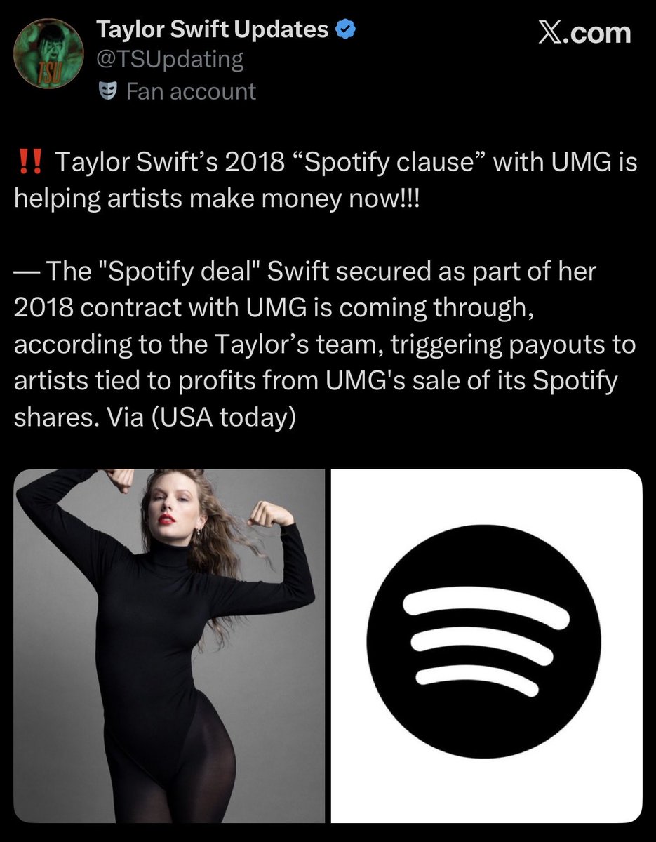 Markfolklore's tweet photo. When Taylor takes action, she does it to benefit everyone in the music industry, not just herself. You won’t see her posting bullshit instagram stories for applause from Internet trolls, she takes ACTION. 
She has fought everyone and has taken risks that benefit ALL. https://t.co/B23RcE46Ii
