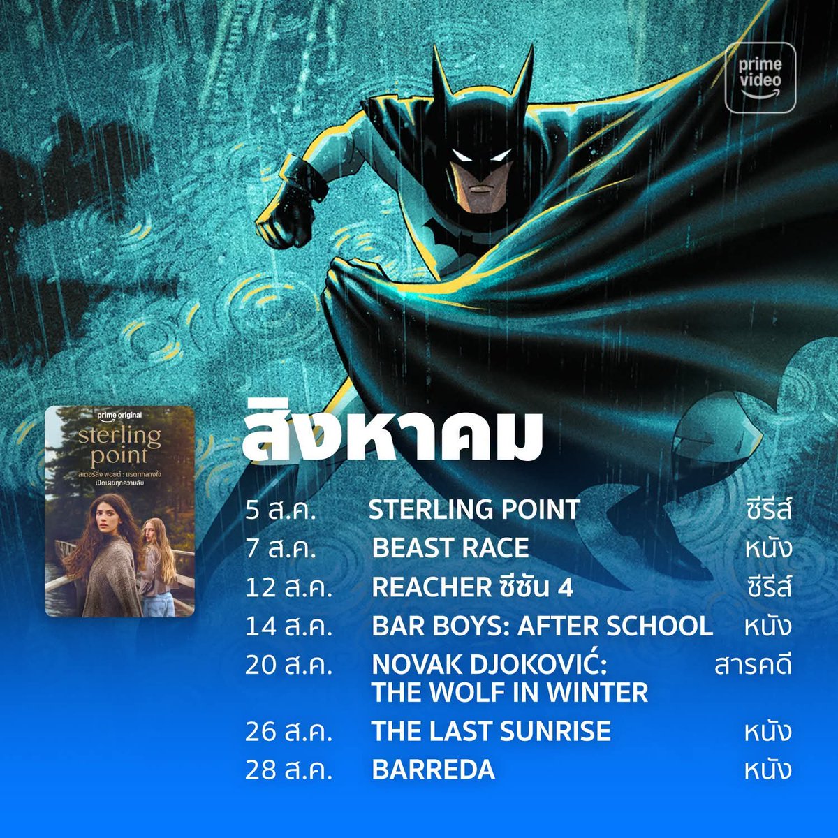 mewmelodyshop_2's tweet photo. ˗ˏˋ⚘️Prime Video !! ꜆꜄ ♡‧₊˚

◽️ 7 day ~ รีทวิต 20฿
◽️ 30 day ~ รีทวิต 35฿

จอส่วนตัว ประวัติไม่ชน โดนปิดรับเคลม
มีบัตรสะสมแต้มแลกรับส่วนลด 🎄🌟

สั่งซื้อ 🌸~ https://t.co/Vi5lCOyUQ8

#หารprime #หารprimeราคาถูก #หารamazonprime #หารPrimeVideo #หารPrimeVideoราคาถูก #primeหาร https://t.co/GxRTfNSOYY