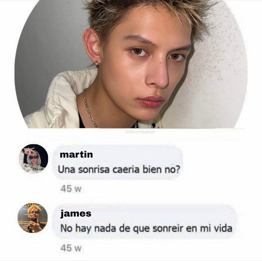 itscrismar's tweet photo. soy james https://t.co/goSRoCAXl9
