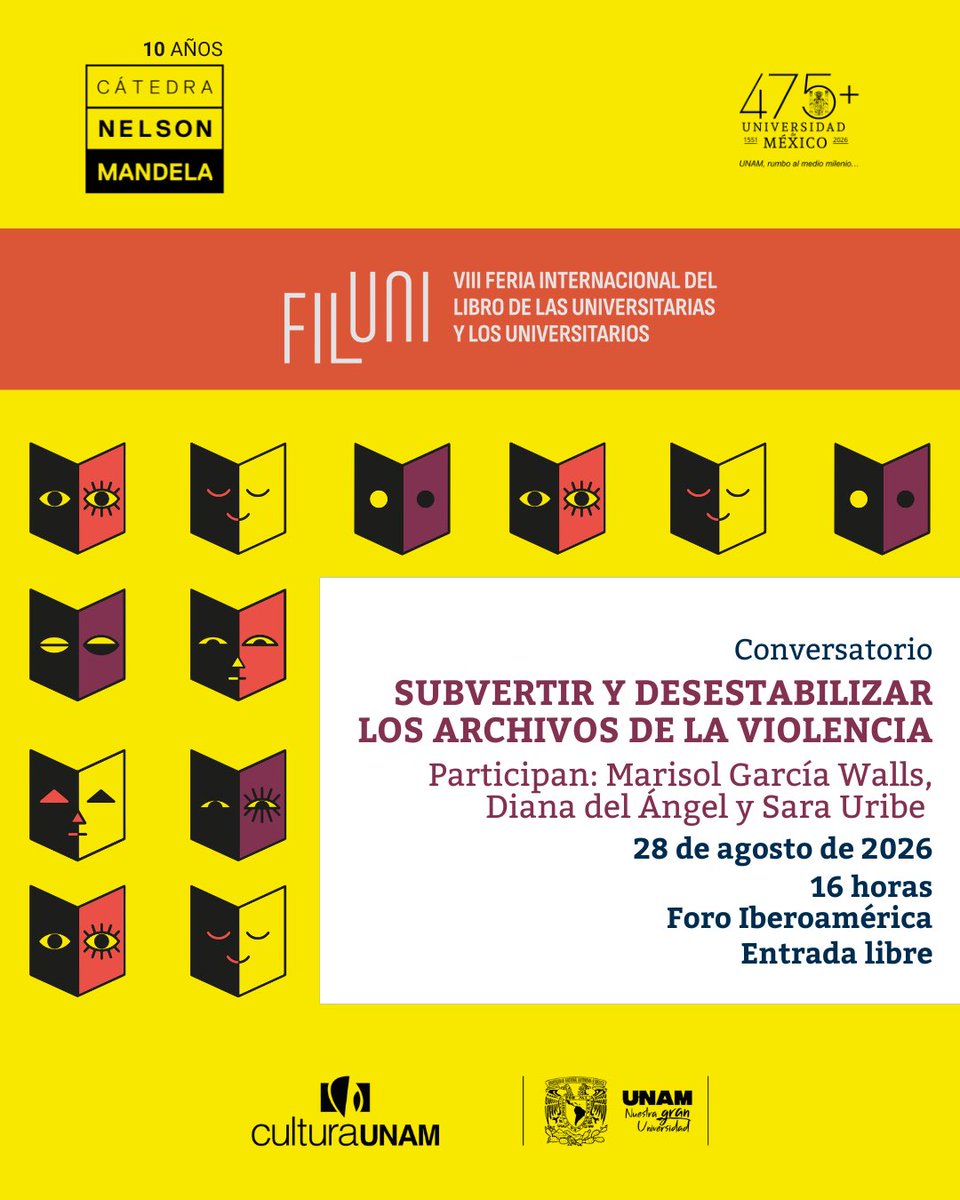 MandelaUNAM's tweet photo. ¿De qué forma la literatura enfrenta la frialdad de los expedientes burocráticos? "Subvertir y desestabilizar los archivos de la violencia", conversatorio con Marisol García Walls, Diana del Ángel (@espejodetierra) y Sara Uribe (@RaraUribe) [1/2] ⬇️ https://t.co/fAu2B0h1ne