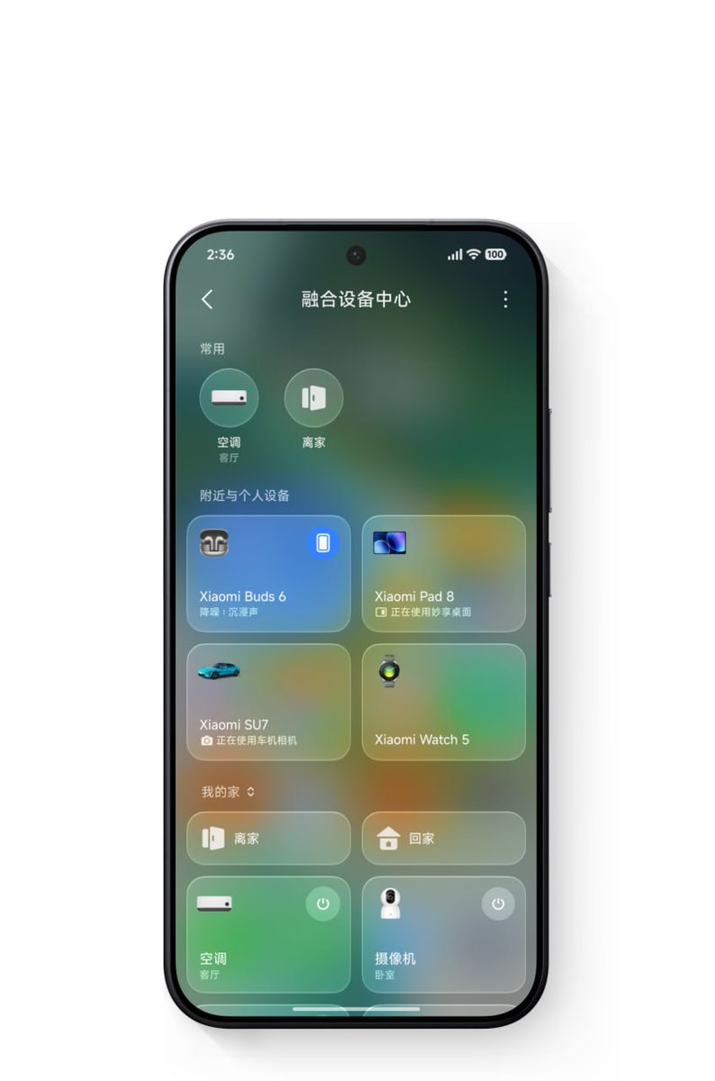 theandroidrush's tweet photo. 🚨 BIG HyperOS 4 leak! 👀
Xiaomi's Liquid Glass redesign has seemingly leaked:
✨ New glass UI & widgets
🔔 Stacked notifications
🕐 New clocks & fonts
⚙️ Redesigned Control Center
Official reveal could reportedly come this week.
⚠️ Not confirmed.
#HyperOS4 #Xiaomi https://t.co/bXs7wRjWfc
