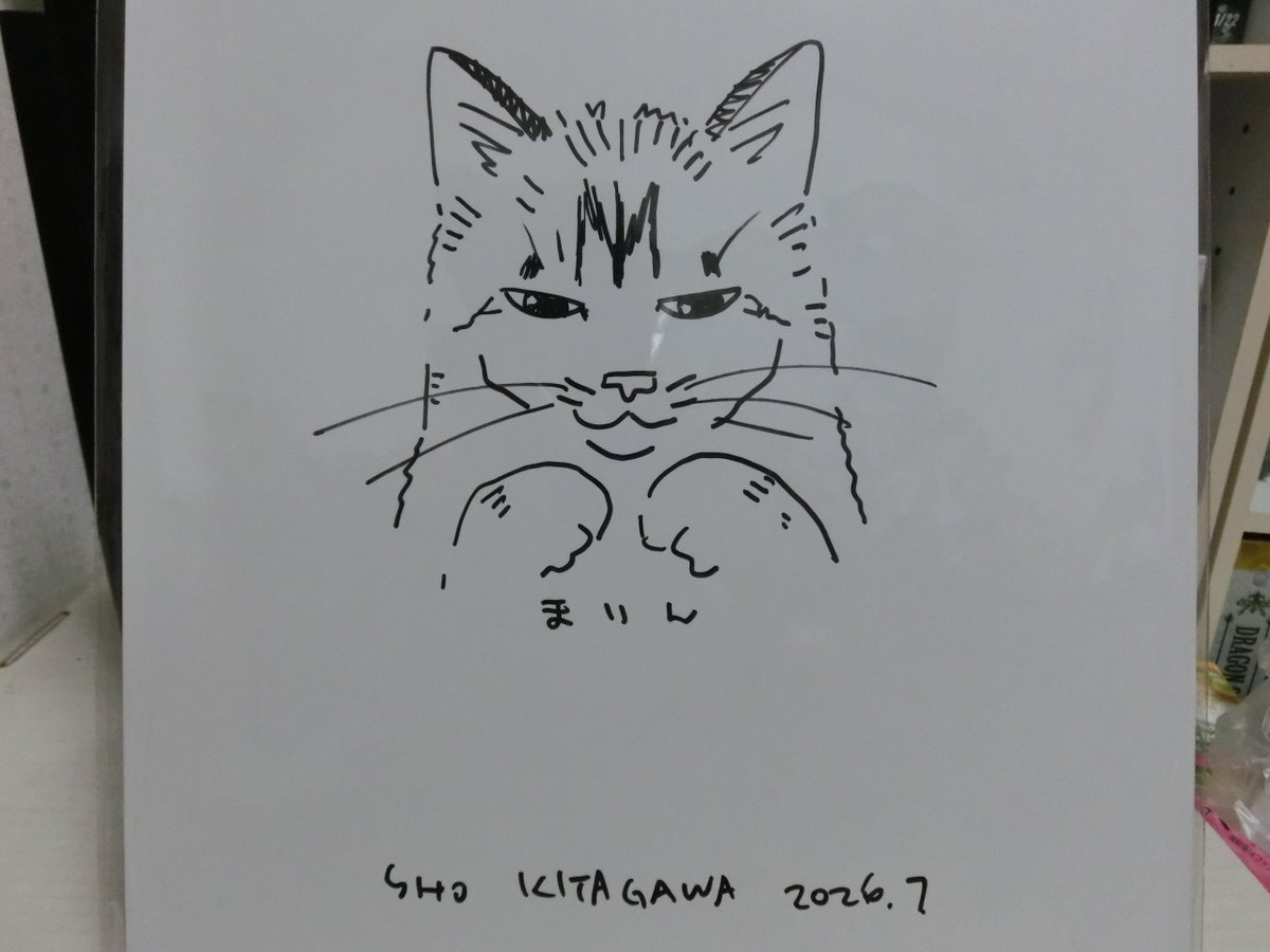 kikiraratora's tweet photo. 先週きたがわ翔先生@kitagawa_shoの原画展に行くことができました★
毎年開催されていますが、なかなかタイミングが合わずで、先週の日曜に息子と一緒に訪問。。。
ようやくお会いできて感無量でした😢
お写真も撮っていただきありがとうございました。 https://t.co/sw4OnRT0qr