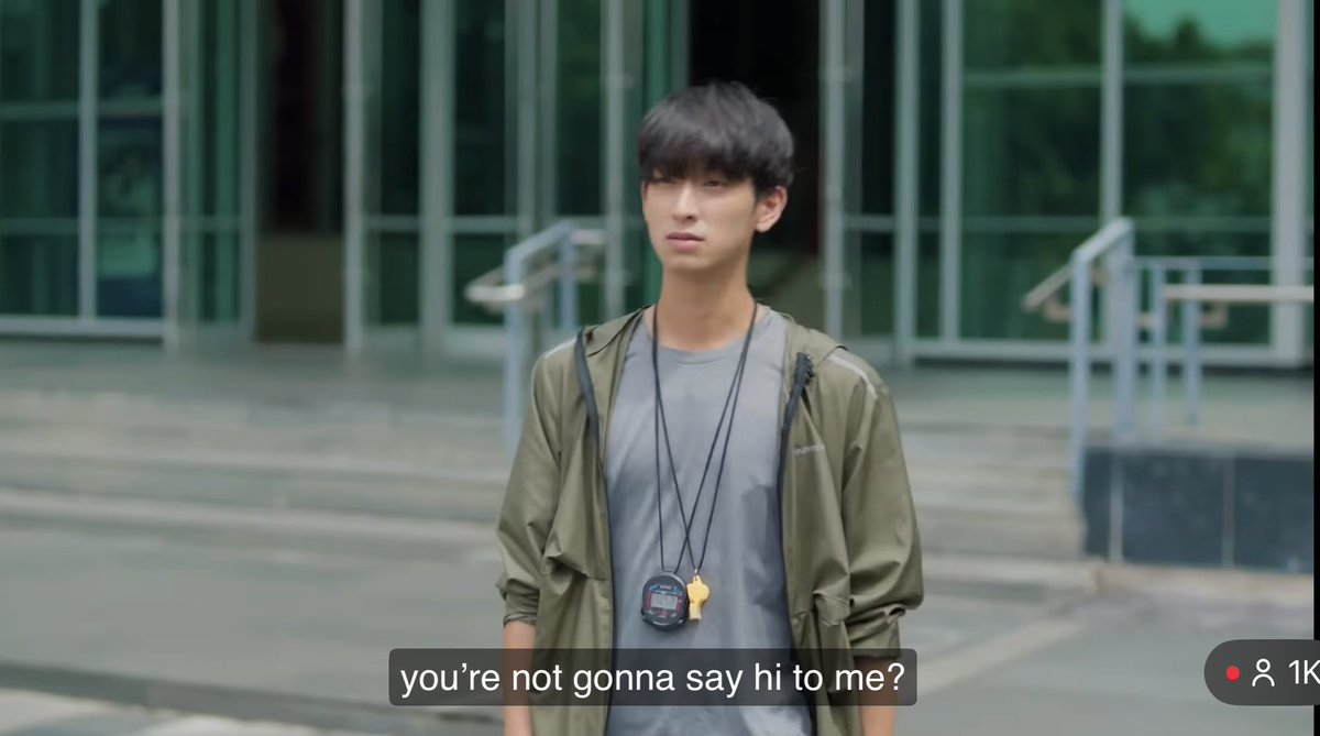 Chimon_MmFamily's tweet photo. “You’re not gonna say hi to me?” 
“Are you avoiding me?” 
“You didn’t reply to any of my texts” 

My poor Kong 😭🫳🏻

SERVING MATCH POINT 3RD EP

#MatchPointSeriesEP3 https://t.co/HstEQBzjqj