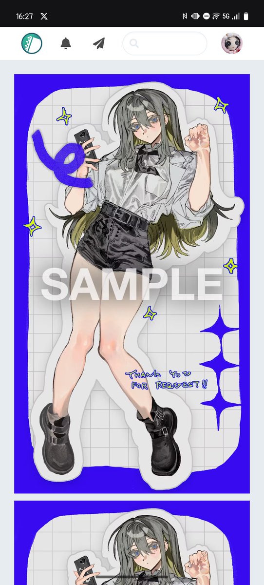 lpadtan's tweet photo. @johnesmio Le mandé una request a un artista k me gusta mucho muchísimo muchito 🥺🥺🥺y me canceló la request y estoy super duper mega enfadada.... + su arte es super peak 😢😢 https://t.co/IREpSQgtXA