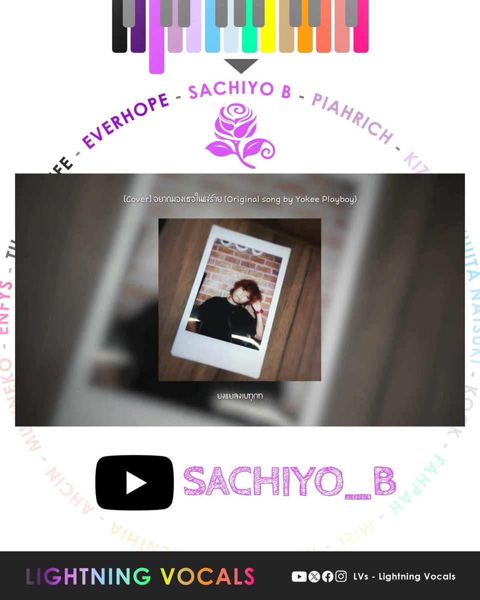 FPHAZE_LVs's tweet photo. 🌹 LVs ขอเสนออออ 🌹 ผลงานล่าส���ดโดย Sachiyo B
(Cover) - [Sachiyo_B] อยากมองเธอในแง่ร้าย (Original song by: Yokee Playboy)
➖ https://t.co/fBbDOAIy3l
เย็นนี้ #adminK ขอฝากผลงานของ Sachiyo B ด้วยน้า เสียงเพราะ ๆ สวย ๆ มาในแนวเพลง Acoustic ที่เล่นกีต้าร์เองด้วย! ไม่ธรรมดา! 🤩 https://t.co/SWCEKQXsLi