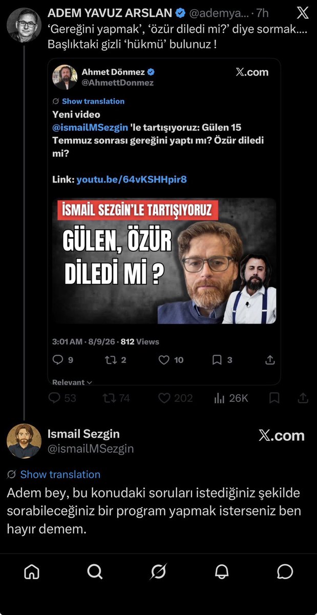 kamilmamann's tweet photo. Ne Adem Yavuz Arslan ne de diğerleri sizin gibi farklı gürüşlerle oturup tartışacak cesaretleri yok.Onların Havuz Medyasından farkı yok.Hatta Havuz medyası yine tek tük muhalif kişiler çıkarıyor farklı görüşlere sahip. Ama Adem ve Cemaatin medyasında tek bir farklı ses göremezsin https://t.co/p3CFBRJb2F