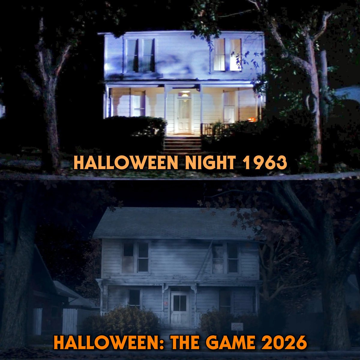 MlCHAELMYRS's tweet photo. Myers House in ‘HALLOWEEN 1978’  vs.  ‘HALLOWEEN: THE GAME’ https://t.co/fLTuQphbn0