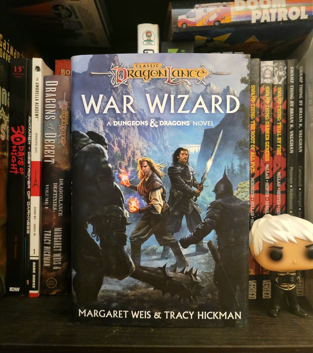marc_goodfellow's tweet photo. #mailcall "What's in the box?!" 📦 
It's the new Dragon Lance novel from @trhickman &amp; @WeisMargaret 
I'm so glad they still get to publish the novels because shortly after @Wizards_DnD bought #DnD every other setting became nearly illegible. https://t.co/KGmQ5lUtrU
