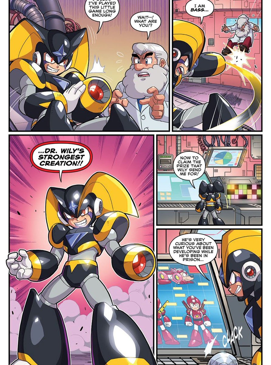Protodude's tweet photo. This is gaining some traction again. There are still no updates on this front, but in the months since, we've been seeing a lot more of Bass than usual.

Between increased comic appearances and new official merchandise, it's hard not to wonder if it's all just happenstance. https://t.co/qOrYXsLXUK