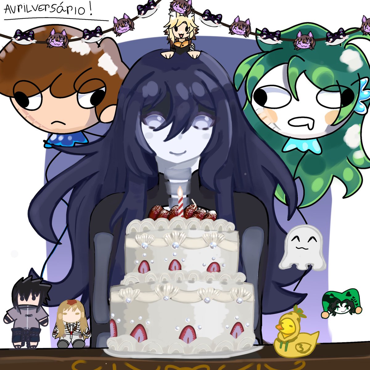 ItsMeDuquesa_'s tweet photo. É meu niversarioooo :D

Eu fiz um desenho só pra ter algo bonitinho pra postar, e coloquei várias refs de personagens/pessoas q eu tenho mto carinho e me identifico (Sasuke ta ali de entrosa) https://t.co/rV1kKRr9Fa
