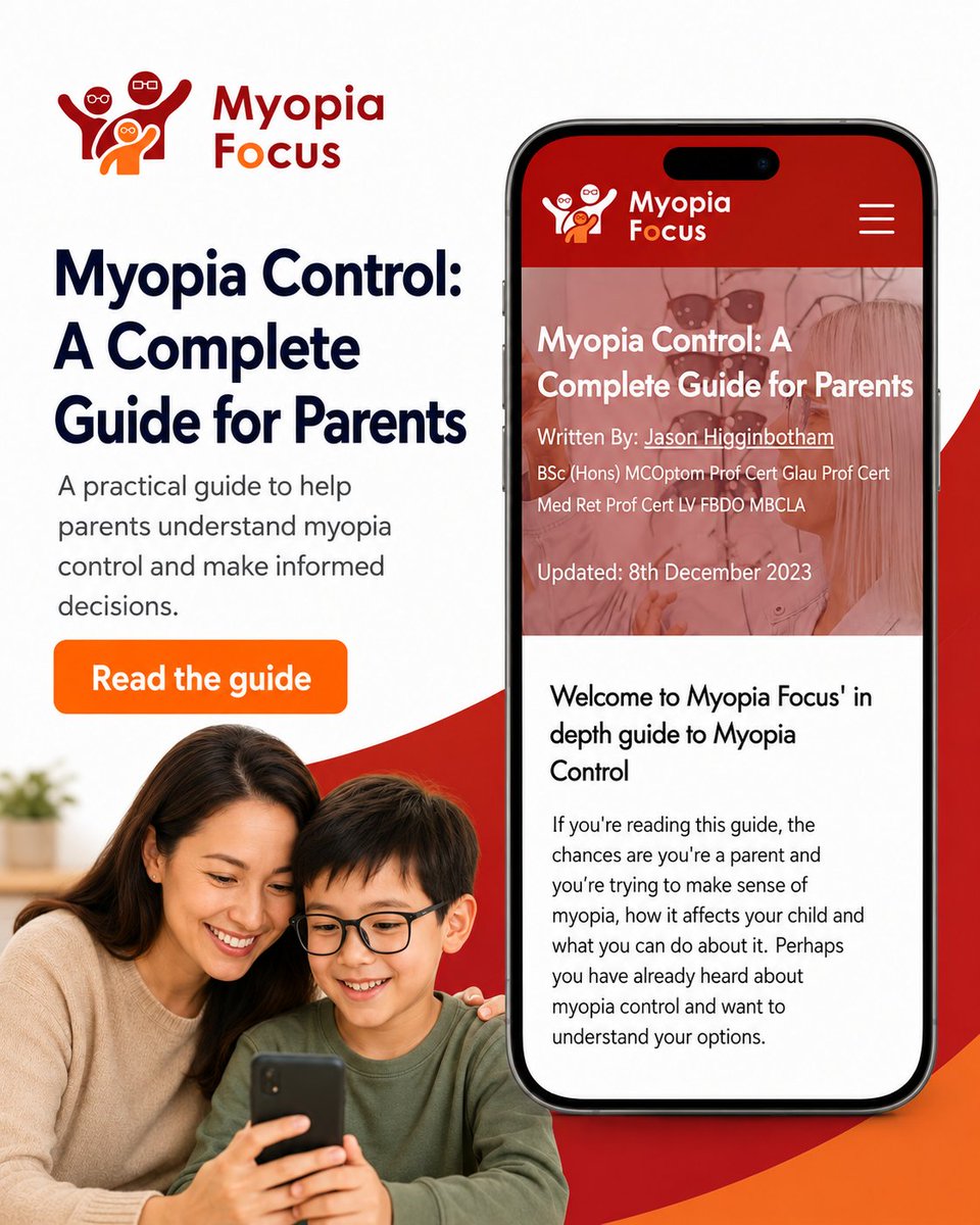 MyopiaFocus's tweet photo. New to myopia management?
Our Complete Guide to Myopia Control helps parents understand what myopia is, why progression matters, and what treatment options may be available.
Read the guide:
https://t.co/H7Kry3NWaK
#Myopia #MyopiaControl #ChildrensEyeHealth #MyopiaManagement https://t.co/u4LUOtiX81