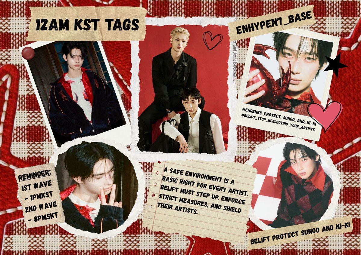 The_7EN's tweet photo. 🔗 NEW TAGS

A safe environment is a basic right for every artist. BELIFT must step up, enforce strict measures and shield their artists.

BELIFT PROTECT SUNOO AND NI-KI
#ENGENEs_Protect_Sunoo_And_Ni_Ki
#Belift_Stop_Neglecting_Your_Artists https://t.co/nT9sisuPEi