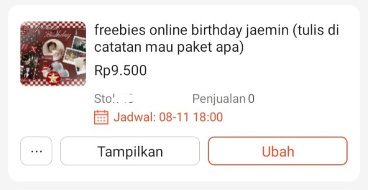 pududuna235_'s tweet photo. 🎀 JAEMIN BIRTHDAY FREEBIES🐰
by @pududuna235_ 

✦ rt + like this post
✦ war 11 Aug, 18.00 WIB
✦ wajib tulis paket A/B + USN X di notes
✦ if you get tag me
✦ no refund &amp; not for sale

A: polaroid+sticker+pin
B: polaroid+sticker+mirror
🍊set 9.500
🔗https://t.co/nLlWHJ82Wa https://t.co/zw7Ozpt6QE