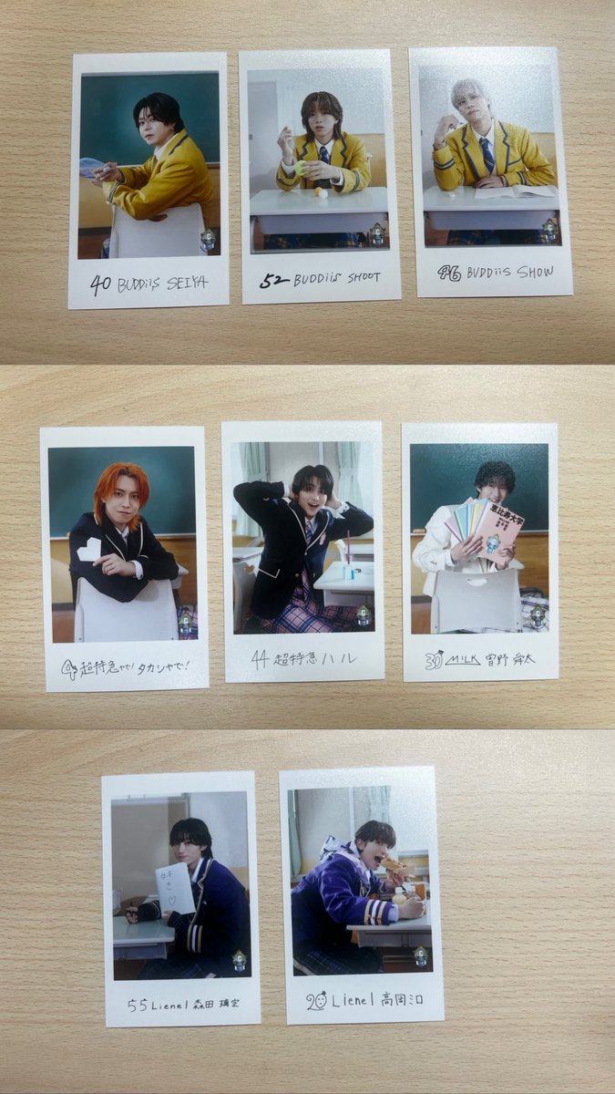 torih_ikio's tweet photo. EBiDAN THE LIVE エビライ 隣の席 ミニフォト アクキー 生写真 交換

譲　画像のもの

求　隣の席 ミニフォト 生写真 志賀李玖
　　アクキー　TETTA  志賀李玖
　　(アクキーのみ異種交換可)

エビライ8/13,INFERNO9/12,13にて手渡しで交換希望です。
お心あたりのある方お気軽にお声掛けください。 https://t.co/ClIO3o4UGI