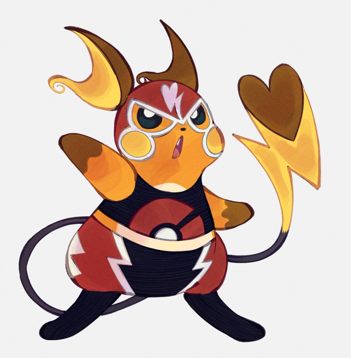 r4t_sp4t's tweet photo. As I promised to Tumblr, Raichu Libre #pokemon #Pokemonartㅤ https://t.co/B15k7jUnGY