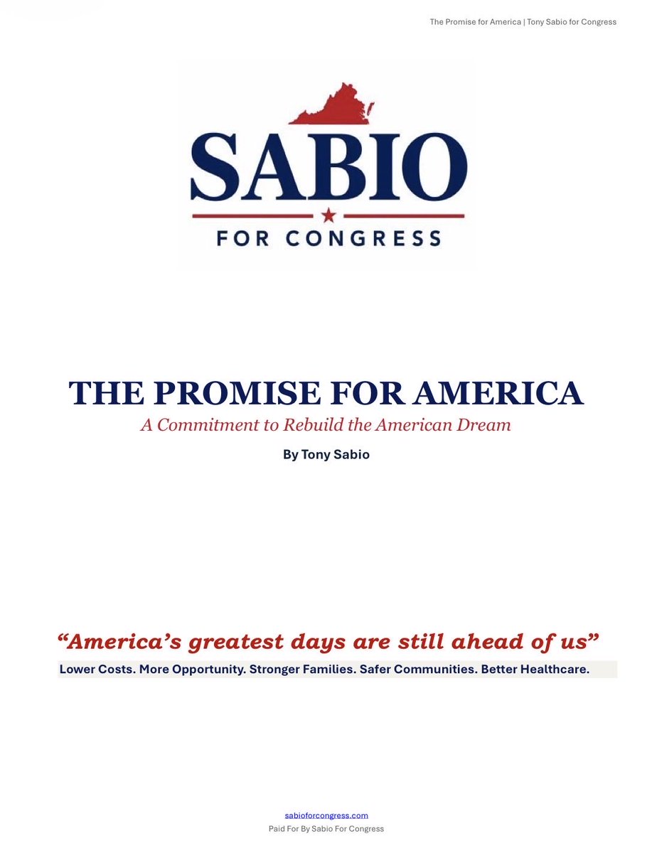tony_sabio's tweet photo. Virginia needs an economy built to last, not just more Washington bureaucracy. My "Promise for America" plan establishes VA-08 as a global hub for Small Modular Reactor (SMR) manufacturing.

We’re talking thousands of high-paying, secure jobs right here in our communities—for our welders, precision machinists, and electrical workers.

Let's bring clean energy manufacturing home, support our skilled trades, and build a strong future together. 🇺🇸 

#SabioForCongress #VA08 #CleanEnergyJobs #SkilledTrades #VirginiaFirst

Click to learn more about the Promise for America 
https://t.co/sKq46tNlTO