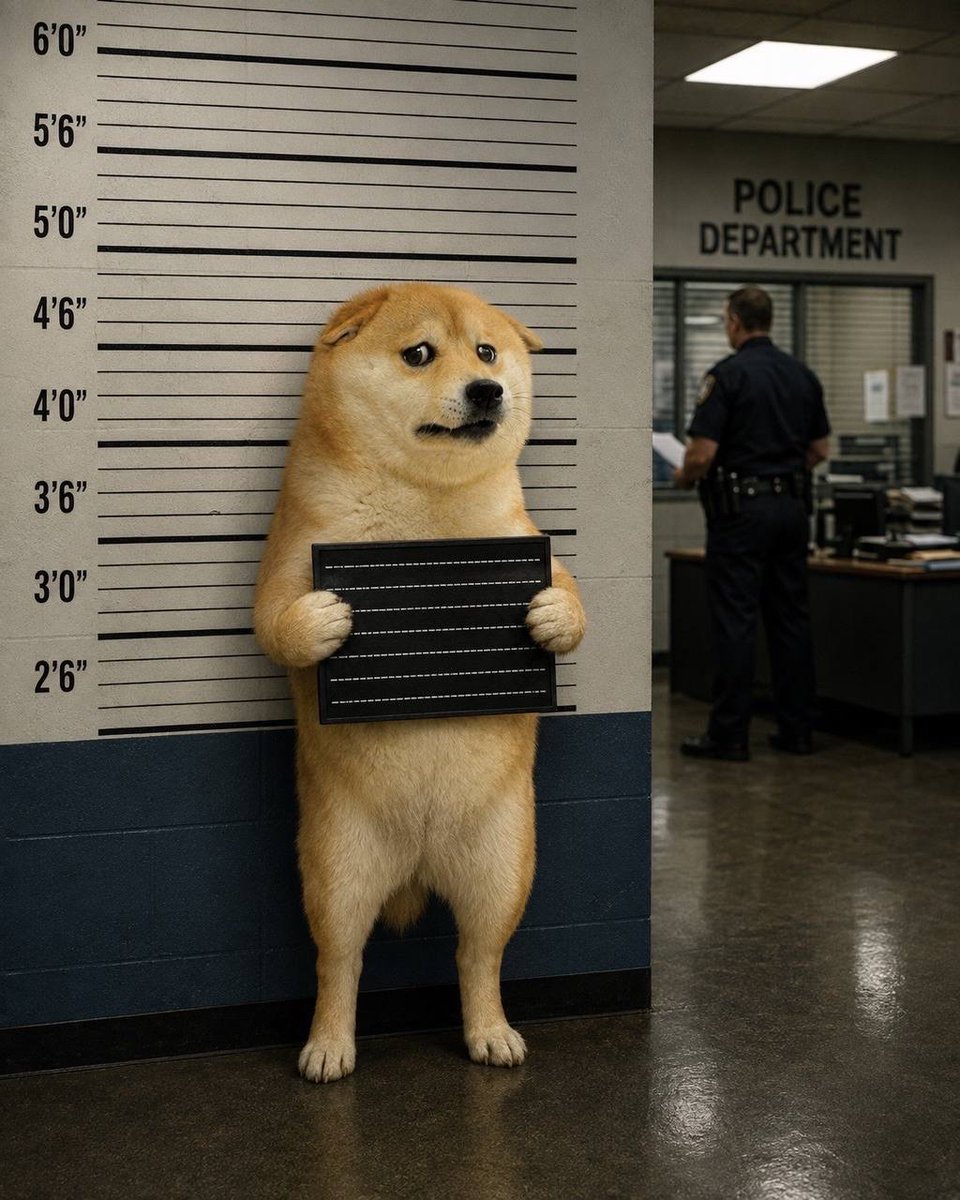 THECHOSENDOGRH's tweet photo. They had to detain me for being too hot onchain. https://t.co/g3HuJol0Lc
