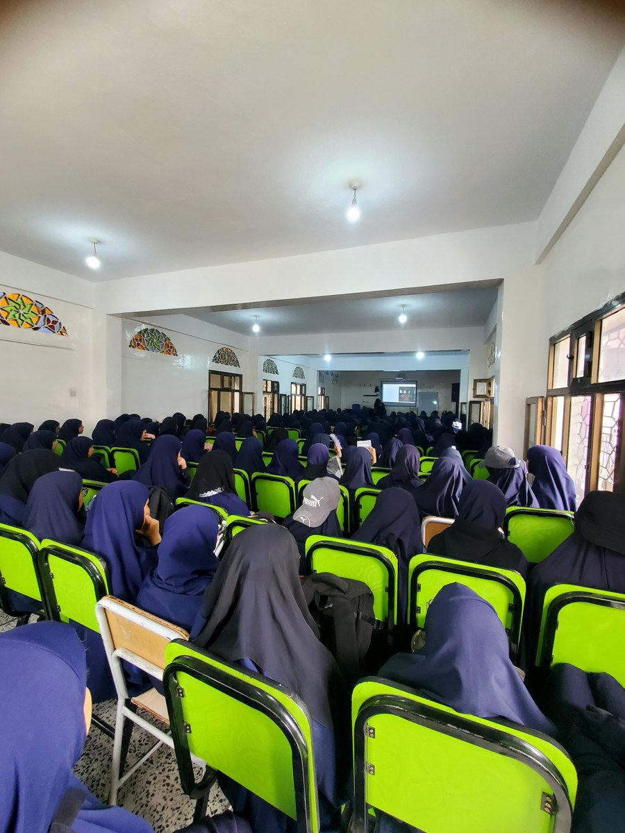 ahschoolye's tweet photo. بسم الله الرحمن الرحيم

​تدشين فعالية المولد النبوي الشريف بثانوية الشهيد الصماد للمتفوقات

​الأحد : 26/صفر/1448 هـ

​( محمد والذين معه اشداء على الكفار رحماء بينهم )

​محاضرة ثقافية توعوية بمناسبة ذكرى المولد النبوي الشريف (على صاحبها وآله أفضل الصلاة وأزكى التسليم ) https://t.co/YwM71Umqbo