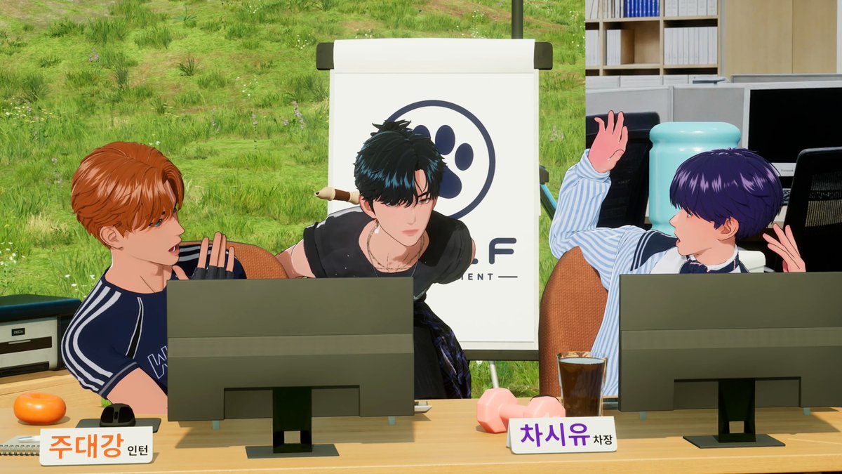 wegosix's tweet photo. 📡 260809 위고식스 울프 엔터 LIVE

[🍍#제로] 음하하하! 이재롱 부장 이제 퇴근했습니다. 여러분 재밌게 즐기셨나요?
요즘 우리 울프엔터 기획6팀이 열심히 하고 있어서 보기가 참 좋은 것 같습니다.
오늘도 각자 맡은 자리에서 최선을 다해준 우리 팀원들에게 부장으로서 아주 큰 박수를 보내고 싶군요. 짝짝짝!
그리고 늦은 시간까지 울프엔터와 함께해주신 여러분도 오늘 하루 정말 고생 많으셨습니다. 
내일도 신나고 화이팅 있게! 좋은 하루 보내시길 바라요 :)
그럼 모두 편안한 밤 보내시구 이재롱 부장, 진짜 퇴근합니다. 🫡

#위고식스 #wegosix