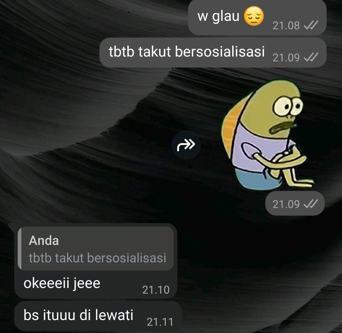 sectumsenpra's tweet photo. ni otak emg kaga bisa diajak kerja sama bgt anjir, awas aje lu klo besok tbtb oon https://t.co/R0OLIxZ1Cp