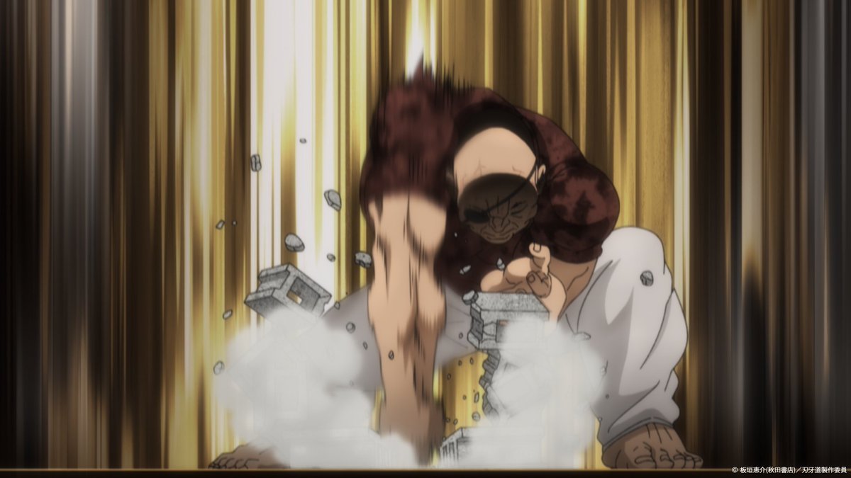 baki_anime's tweet photo. /／
アニメ『#刃牙道』
ご視聴ありがとうございましたッッ💥
\＼

第6話の感想は #刃牙道最強ッッ を
つけて投稿せよッッ

次週もお楽しみにッッ‼️👊

毎週日曜23:30〜
TOKYO MX、ＢＳ日テレ、サンテレビほかにて
順次放送ッ⚔️

#バキアニメ https://t.co/LDzMJW9KYi
