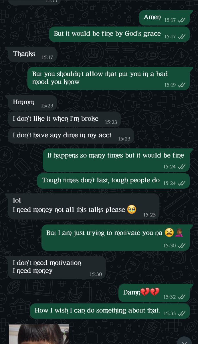 greatness0220's tweet photo. "tough times don't last, tough people do".

She wan carry billing come, I dodge am come turn motivational speaker. 😂😂😂 https://t.co/05l8AyFAYD