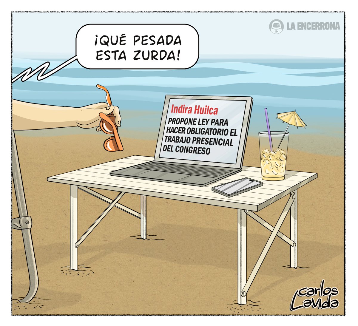 carlosLavida83's tweet photo. "Pesada"
Mi viñeta para @laencerronaperu
Suscríbete para más caricaturas y toda la información. https://t.co/VE5bYxhzQz