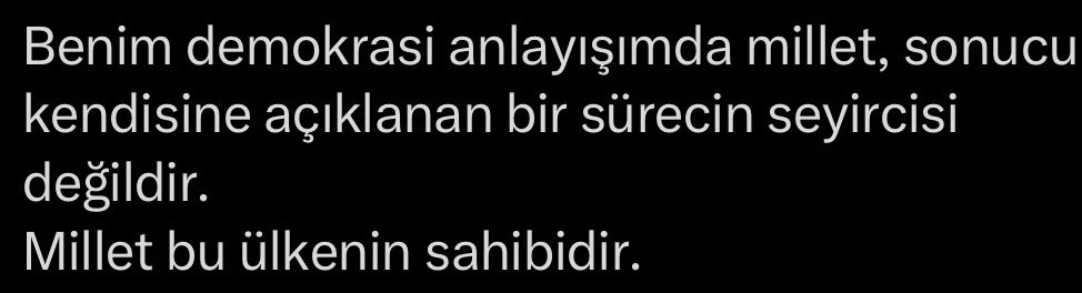 ArdaGzlknt's tweet photo. @mansuryavas06 Tuğla gibi twit. İçi bomboş. Hiç okumakla vakit kaybetmeyin ben size özet geçeyim. 

Mansur Bey de her CHP’li veya YENİ Partili veya DEM’li veya AKP’li gibi;

🔴 Türk Milleti yerine ‘millet’ diyor
🔴 Eşit yurttaşlık diyor.
🔴 Kürt meselesi diyor.

Geçiniz… https://t.co/b76NOZN5Ju