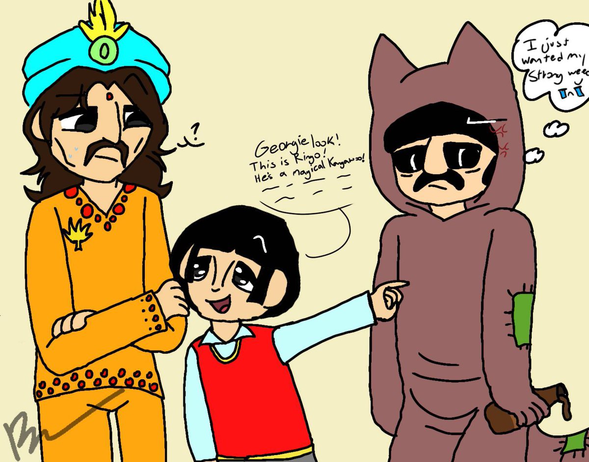 kittenstarkey's tweet photo. Forgot to post these but my RTDK art from July 👀
(I’ll draw more RTDK trust)
#beatlestwt #ringothedutchkangaroo #thebeatlesfanart #lennstarr https://t.co/QFG7mDalZ5