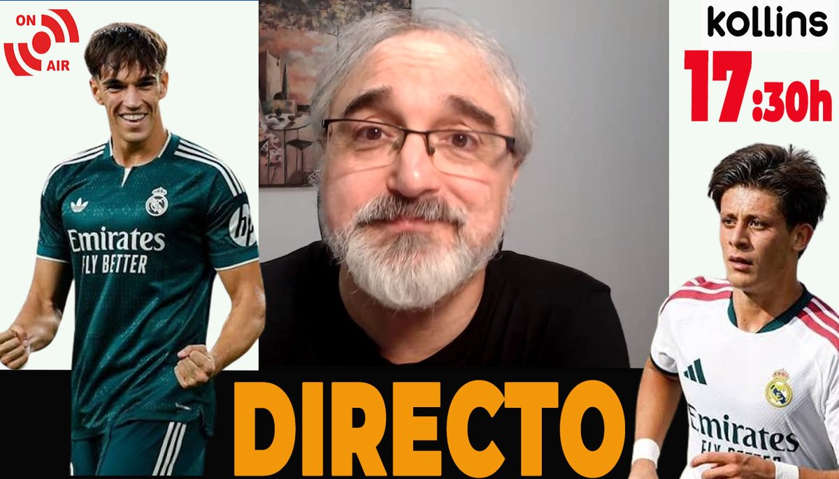 PepeKollins's tweet photo. 🚨🚨🚨 DIRECTO EN KOLLINS a las 17:30h! PARA HABLAR DEL REAL MADRID Y DE LO QUE VOSOTROS QUERÁIS

👉👉👉https://t.co/tEjZvd45H2