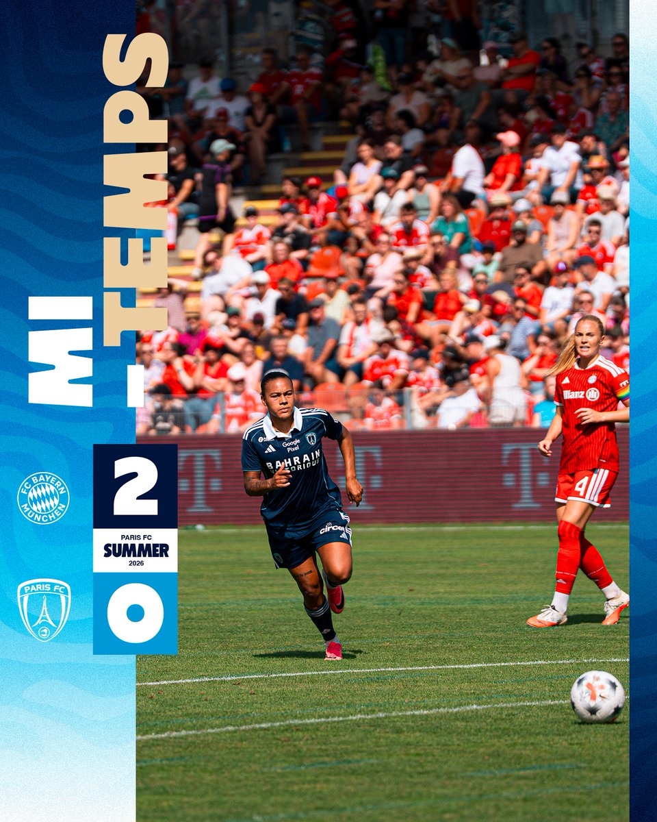 PFC_feminines's tweet photo. 45+3' Mi-temps
Les joueuses de Sandrine Soubeyrand sont menées à la pause.
Il reste encore 45 minutes pour renverser la rencontre 🔥
2️⃣-0️⃣ #FCBPFC https://t.co/d3qUoFyZQ3