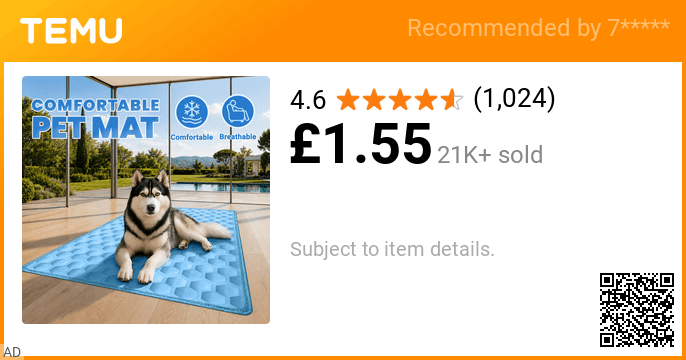 pricepilotuk's tweet photo. Summer Pet Cooling Mat for Dog And Cat, Sweat-Absorbent Fabric | Ventilated Mesh Bed | Durable Polyester - Keep Your Cats &amp; Dogs Cool and Comfortable All Summer Long, Available in S, M &amp; L
🎉 Coupon price[£1.55]
👉 item link: https://t.co/vakyKReEcg
⚠️ Discount may vary https://t.co/Ndun7NjX1I