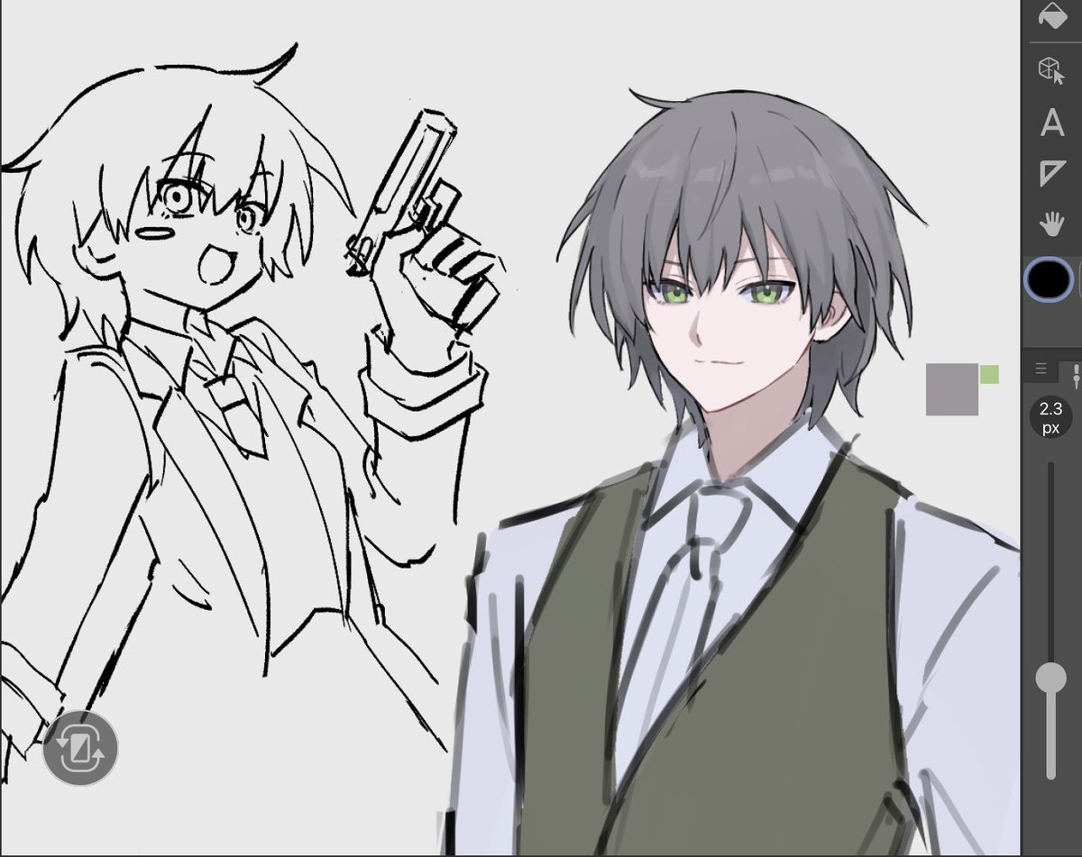 snowsnowuuu's tweet photo. 描くたびに顔の赤ちゃん化が進んでいるため是正 https://t.co/kSzy1DHuSQ