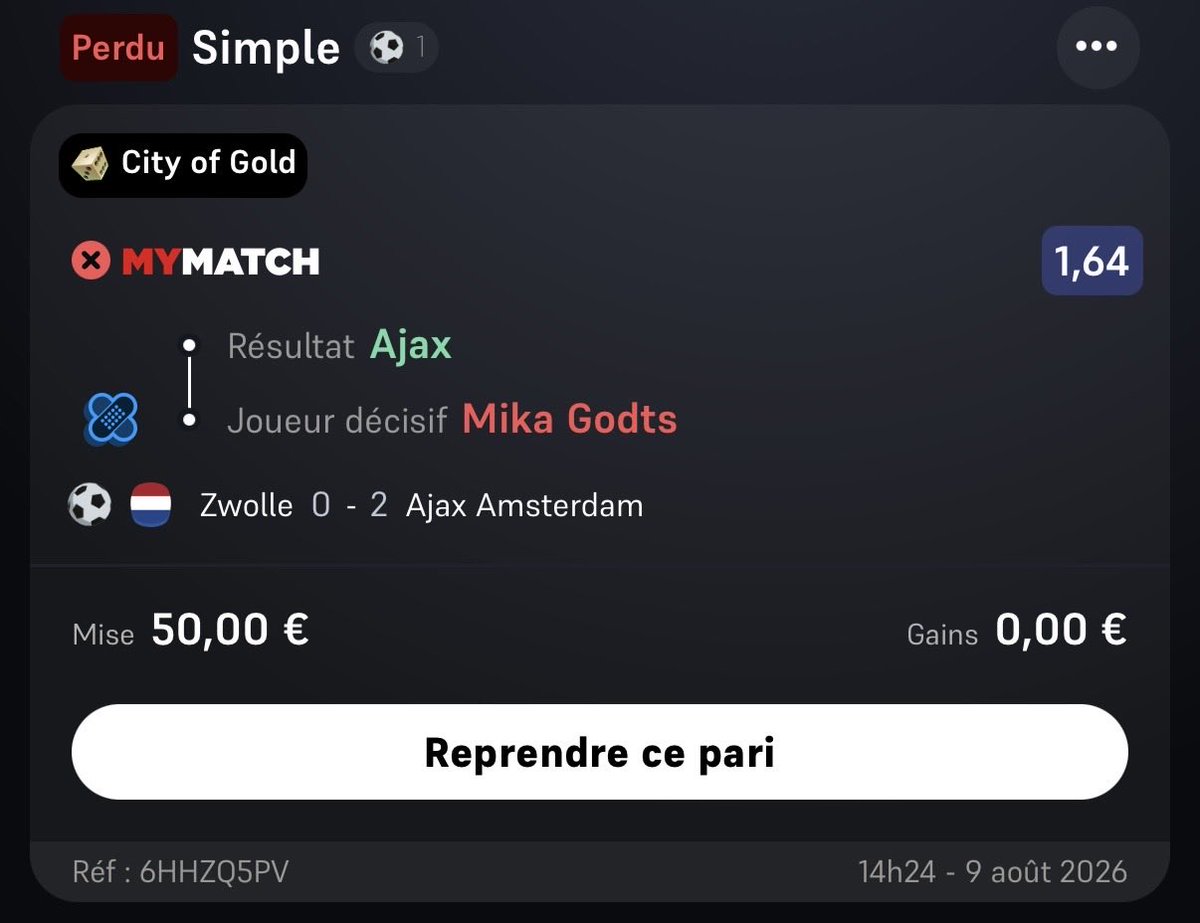 sy_prono's tweet photo. Vous nous expliquez svp ? @WinamaxSport 

Merci par avance de payer la Passe D de Mika Godts 🙏 https://t.co/xQ7Go9CCIM