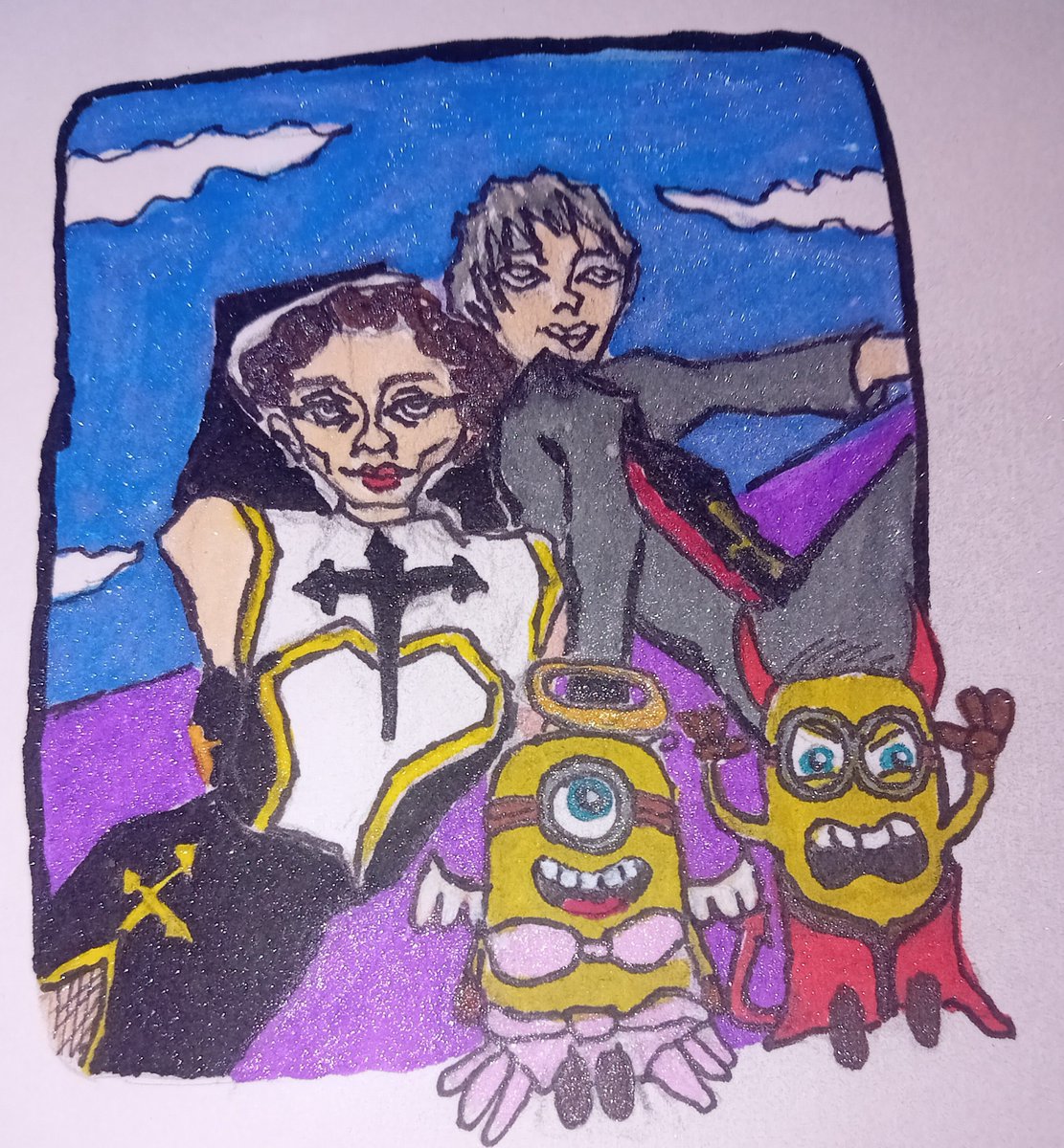 Xlikescats's tweet photo. Day 9- Supernatural
Jenry join Phan for a halloween photo shoot
#phanaugust26 #phanart #jenry https://t.co/e0qrB2cTrM