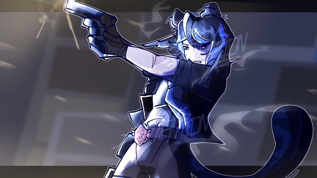 DEATHRITEWANE's tweet photo. NEW intro again hi guys

Im ace she/he/they and i like kong qiu and bamboo hatted kim a lot

I draw. here's my art or something idk https://t.co/EvqVkg8tEE