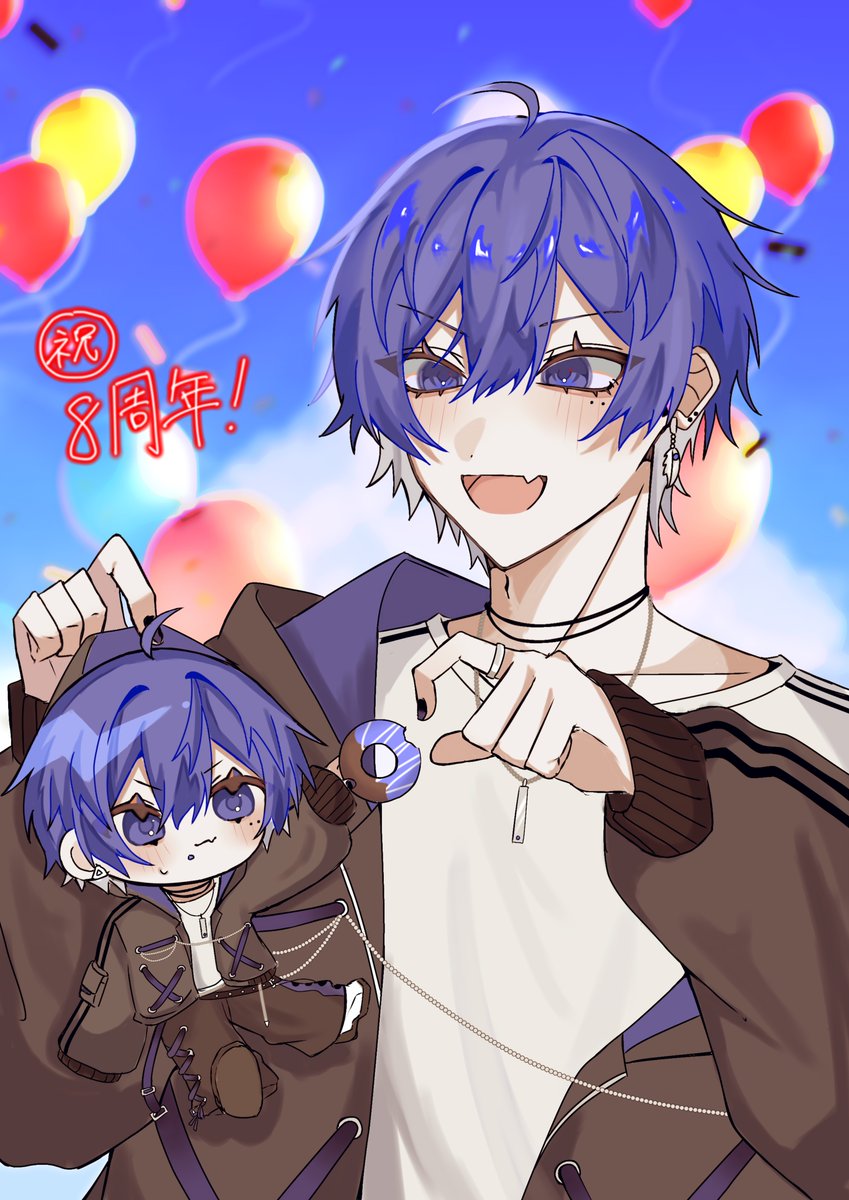 Lyuu_illust's tweet photo. 8周年おめでとうございます！これからも精一杯応援していきます！
#気づけば8周年でバリ気まず～い絶望祭2026
#はとねへの伝書鳩 https://t.co/uPI1f8fTxm