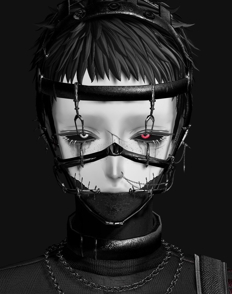 U_Chan_VRC's tweet photo. Wip　一応斑霞です。 https://t.co/vrVJwRqRtX