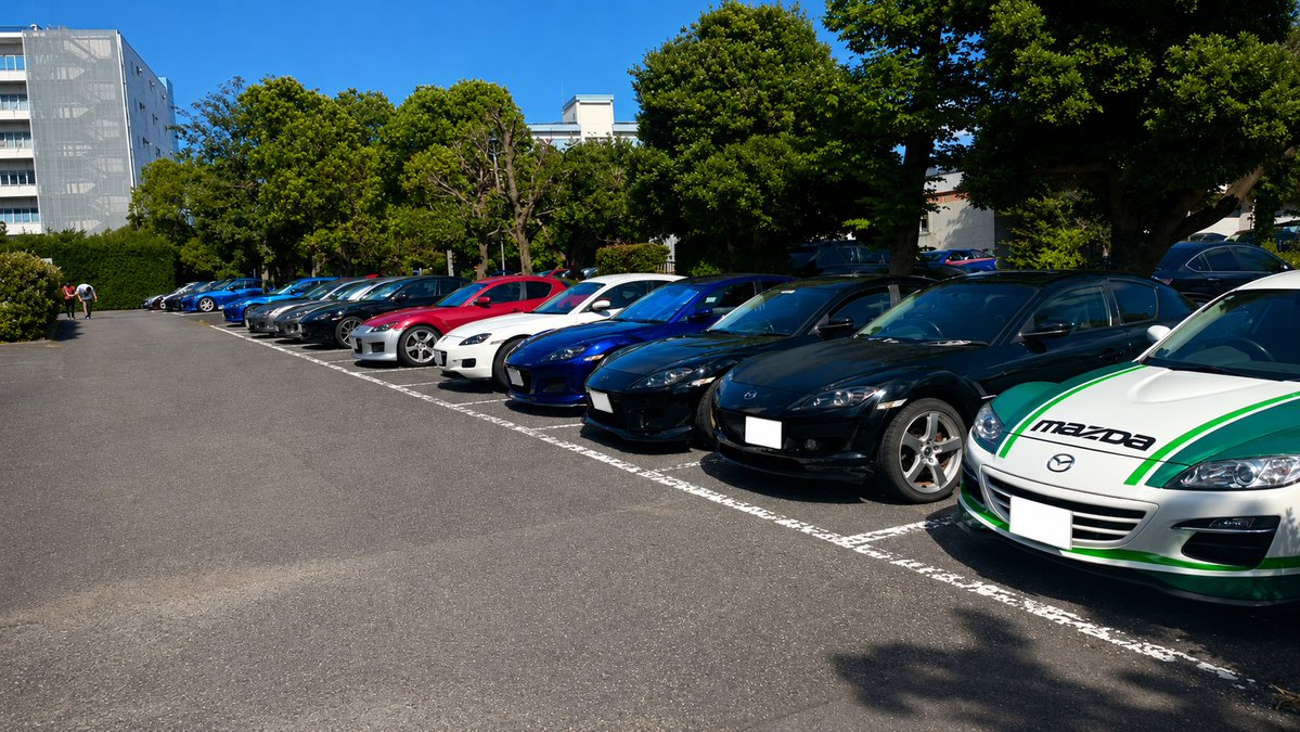 X4804's tweet photo. 自信初参加のイベントがR8年8月8日の8dayという自分にとっても特別な1日になりました！
エイトリアンさんはじめマツダ、スタッフ、参加された皆さんありがとうございました！
#YOKOHAMA8DAY https://t.co/qe9bmKWWkY