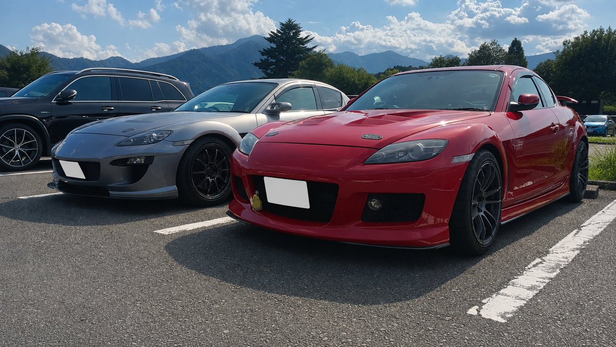 X4804's tweet photo. 自信初参加のイベントがR8年8月8日の8dayという自分にとっても特別な1日になりました！
エイトリアンさんはじめマツダ、スタッフ、参加された皆さんありがとうございました！
#YOKOHAMA8DAY https://t.co/qe9bmKWWkY