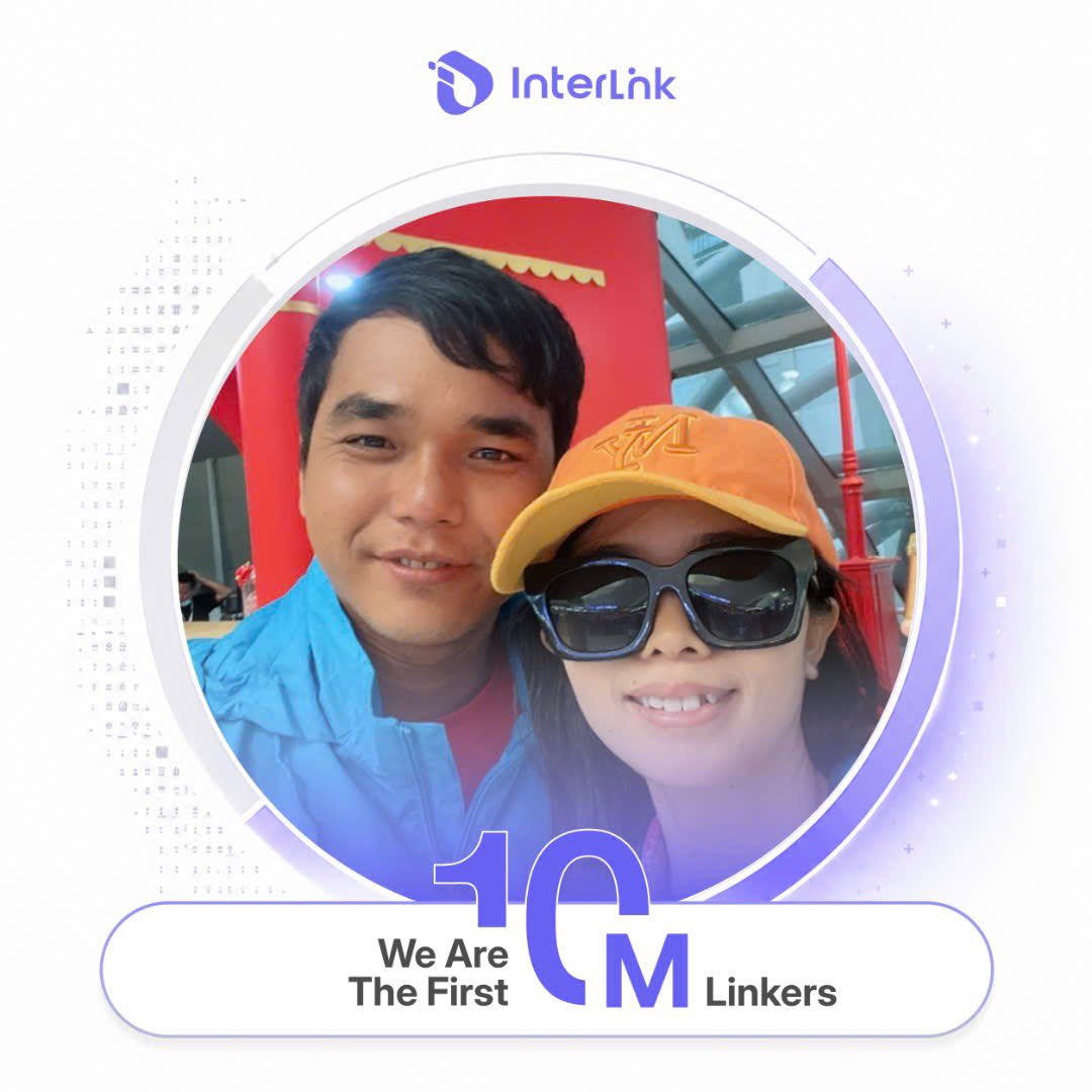 Sheenhang's tweet photo. Celebrating InterLink reaching 10 million members worldwide. 
 
#WeAreTheFirst10MLinkers https://t.co/E0YsAhm7Cb