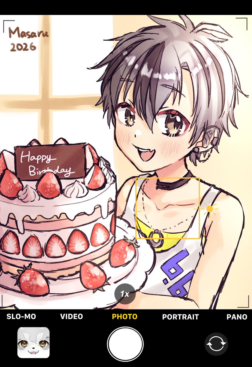 monao_pict's tweet photo. 滑り込み…！！
お誕生日おめでとうございます🎂🎉
#漆黒の水鏡 #鈴木勝誕生祭2026 https://t.co/fm7uwSHWZF