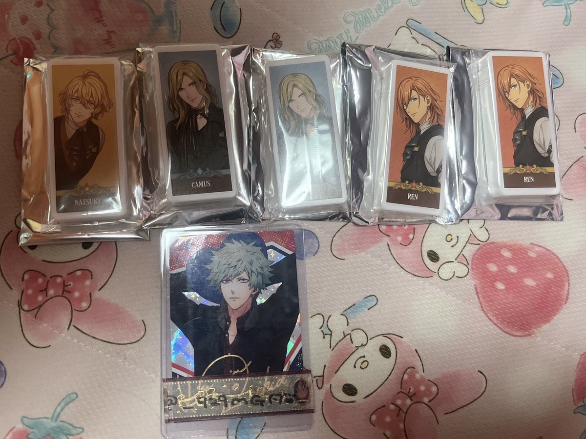 _929MG_'s tweet photo. @RARCQN はじめまして、検索から失礼します。当方①の那月を所持しているのですが蘭丸との交換お願いできませんでしょうか?ご検討よろしくお願いいたします。 https://t.co/vtoBLOUqX6