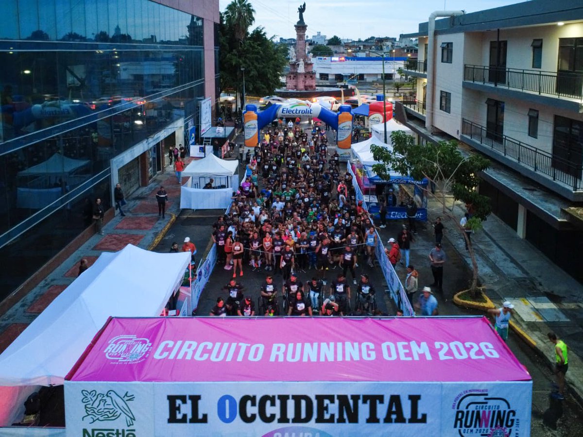 ELOCCIDENTAL's tweet photo. 🏃‍♀️🏃‍♂️Infancias, adultos mayores y personas con discapacidad, también fueron protagonistas del Circuito Running OEM 2026. 🏁💪✨

➡️ Todos los detalles aquí: https://t.co/Th6X4YQXU7
📸 Francisco Rodríguez / El Occidental https://t.co/Yrvg6i5pxP